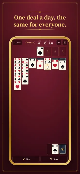 Screenshot, “One deal a day, the same for everyone.”: the daily deal in play.